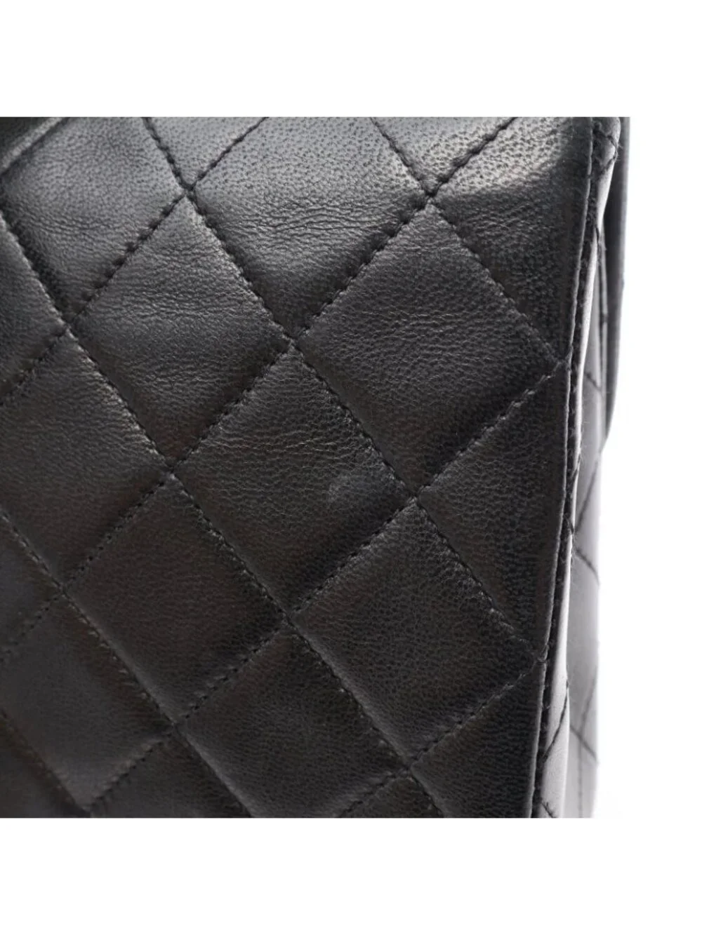 Chanel Shoulder Bag Mini Quilted 20 Black Lambskin Chain